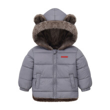 Warm Jacket Quick Wear Ideal Busy Mornings Multiple-Gray 120cm