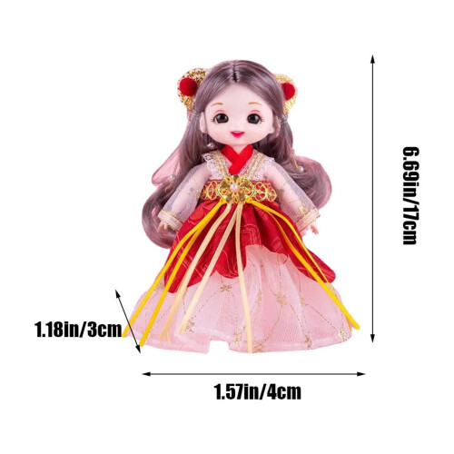 Prinsesse Minidukke 7 tommer for jenter 3+ 2