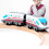 Motorized Rail Train with Remote Control and Magnetic 3