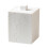 Einfache Wabi Sabi Stone Texture Harzhalter für Wattestäbchen-D 1