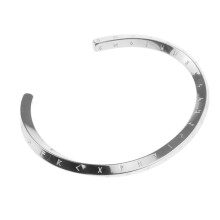 Bráisléid Chufa Oiriúnach go Comhfhurtach do Unisex, Bangle Líne Casta Retro Rún Lochlannach Mistiúla le Dearadh Möbius Plátáilte Óir 18K,