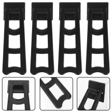 Supports pour cadres photo, supports chevalet en plastique noir, 20 pièces