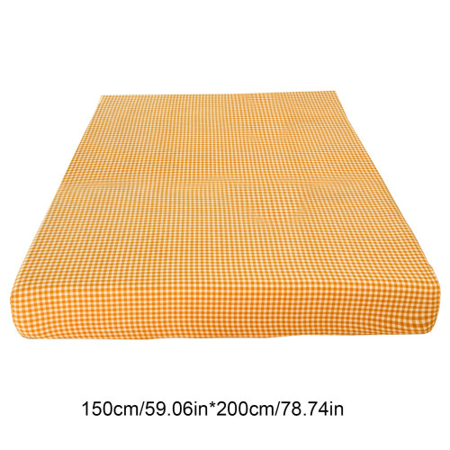 Bed Sheets Fitted Deep Pocket Checkered Solid Color Washable 2