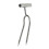 Professional Iron Hand Fork 2 Prong Root Rakes For Quick-1 pack 1