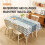 YangJinLian rectangular gingham tablecloth, blue buffalo 4