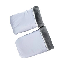 Waterproof and Insulated Gloves Infant Strollers Use-Gray