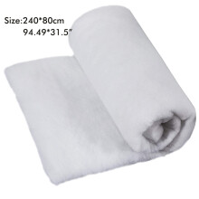 White Cotton Snow Blanket Festive Decor