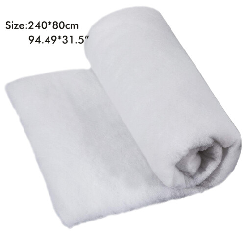 White Cotton Snow Blanket Festive Decor