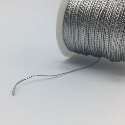 Silver Craft String for Christmas Tree Ornaments 2 Sets 100 1