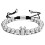 Crown King charm bracelet gold 8mm beads 4