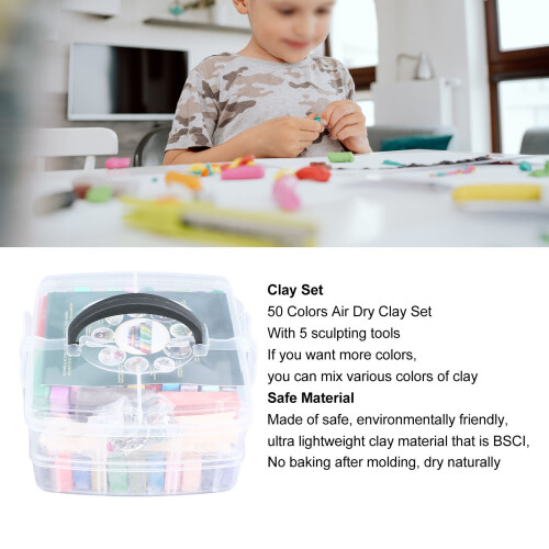 Soft Modelling Clay Set for Ages 3+