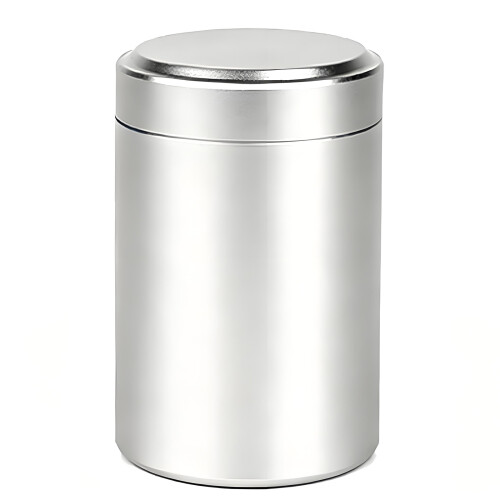 Pet Ashes Container Modern Aluminum Pet Memorial Box-Silver