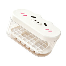 Plastic Ice Square Molds with Lid And Box Press Quick-White