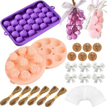 26Pcs Handmade Soap Crafting Set With Food Grade Silicone Soap