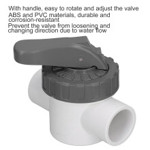 Large Handle Pool Diverter Valve ABS