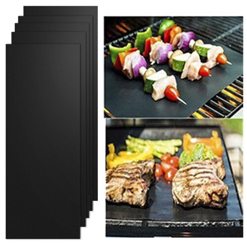 Tapete antiaderente para churrasco, próprio para alimentos, resistente a altas temperaturas, 30x40 cm (12x16 polegadas) 2