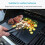 Tapete antiaderente para churrasco, próprio para alimentos, resistente a altas temperaturas, 30x40 cm (12x16 polegadas) 4