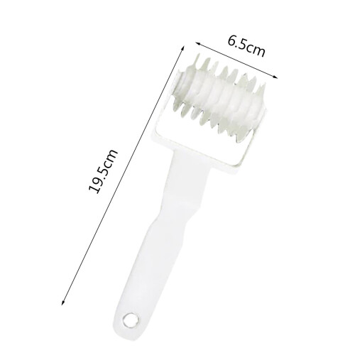 Smooth Lattice Roller Cutter for Cookies and Pizza 1pc 2