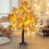 LED White Birch Christmas Tree 60cm Indoor Decor 5