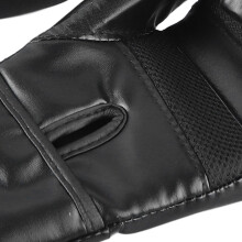 PU Boxing Gloves 8oz Black for Training and