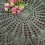 Handmade cotton crochet round tablecloth white 5