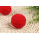Jumbo Pom Poms-bollar 5 cm röda 20 st 2
