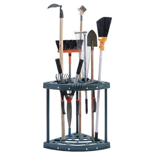 Garden Corner Tool Storage Organizer Weed Rack 2