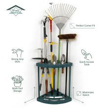 Garden Corner Tool Storage Organizer Weed Rack