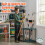 Garden Corner Tool Storage Organizer Weed Rack 10
