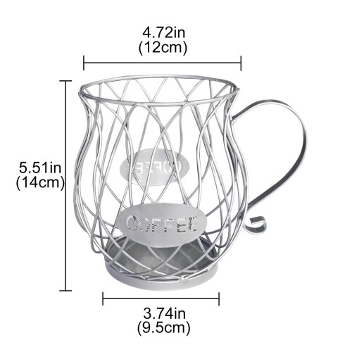Coffee Pod Holder Storage Rack Cup-Shaped 1 Pack 1