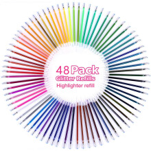 Colorful Highlighter Refills 0.8–1 mm Tip 48 Pcs