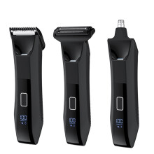 Electric Body Trimmer, 3 Heads, LED
