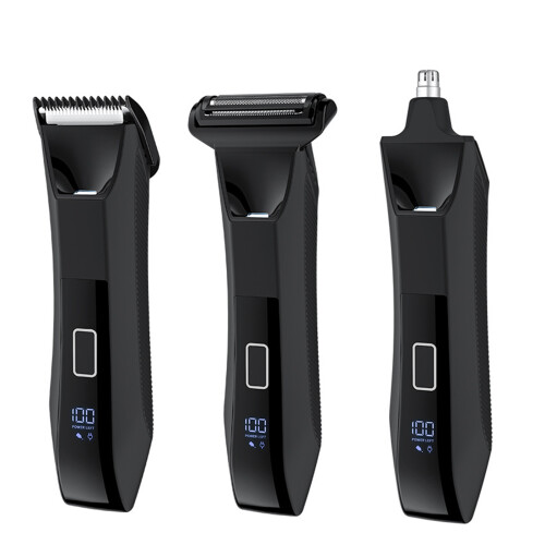 Electric Body Trimmer, 3 Heads, LED