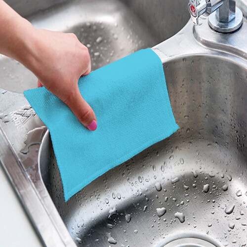 TEVEQ dishcloth natural material super thin 12-pack 2