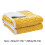 Cable Knit Throw Blanket Soft Plush Reversible Yellow 27x39 2
