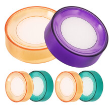 Counting Money Moistener Finger Damper Pad 6 Pcs