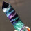 Natural Rainbow Fluorite Crystal Wand 1pc 2