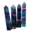 Natural Rainbow Fluorite Crystal Wand 1pc 4