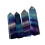 Natural Rainbow Fluorite Crystal Wand 1pc 5