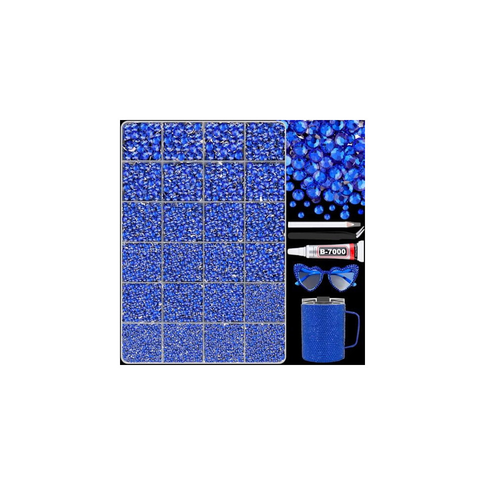 3mm Resin Rhinestones 32000 pcs Assorted Colours