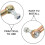 Tie Rod Ends Kit for Atv Steering with Ball Joint 4