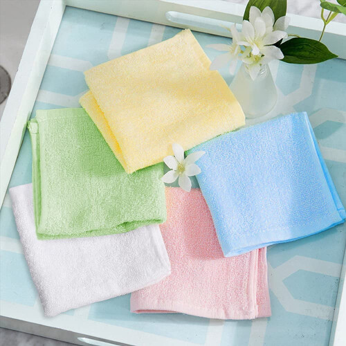 Bamboo Washcloths 10-Pack 10" x 10" 1
