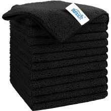 Blauwe microvezel schoonmaakdoekjes 11,5 x 11,5 inch, 50 stuks