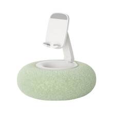 Snuggle Screen Phone Holder & Adjustable Tablet Stand - Cozy Pillow Holder for Bed and Couch, 360 Rotating Use for Comfort