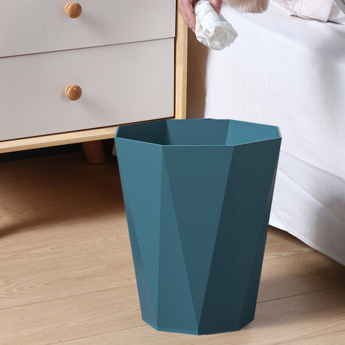 Pattumiera in plastica con coperchio e pedale, 12 litri 1