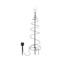 Solar Christmas Tree Lights, 8 Modes, IP55 Waterproof, Outdoor Iron Frame, Easy Install, Compatible with Solar Panels