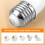Pack Of 2 E27 Bulb Sockets Extenders Angle-360 degrees 7