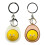 Realistic Eggs Shaped Keyring Pressable Button-spiced corned 4