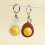 Realistic Eggs Shaped Keyring Pressable Button-spiced corned 6