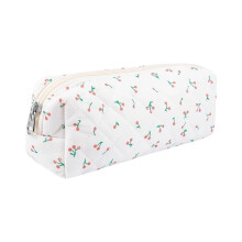 Bloemen make-up tas Kleine katoenen gewatteerde-kleine cherr S